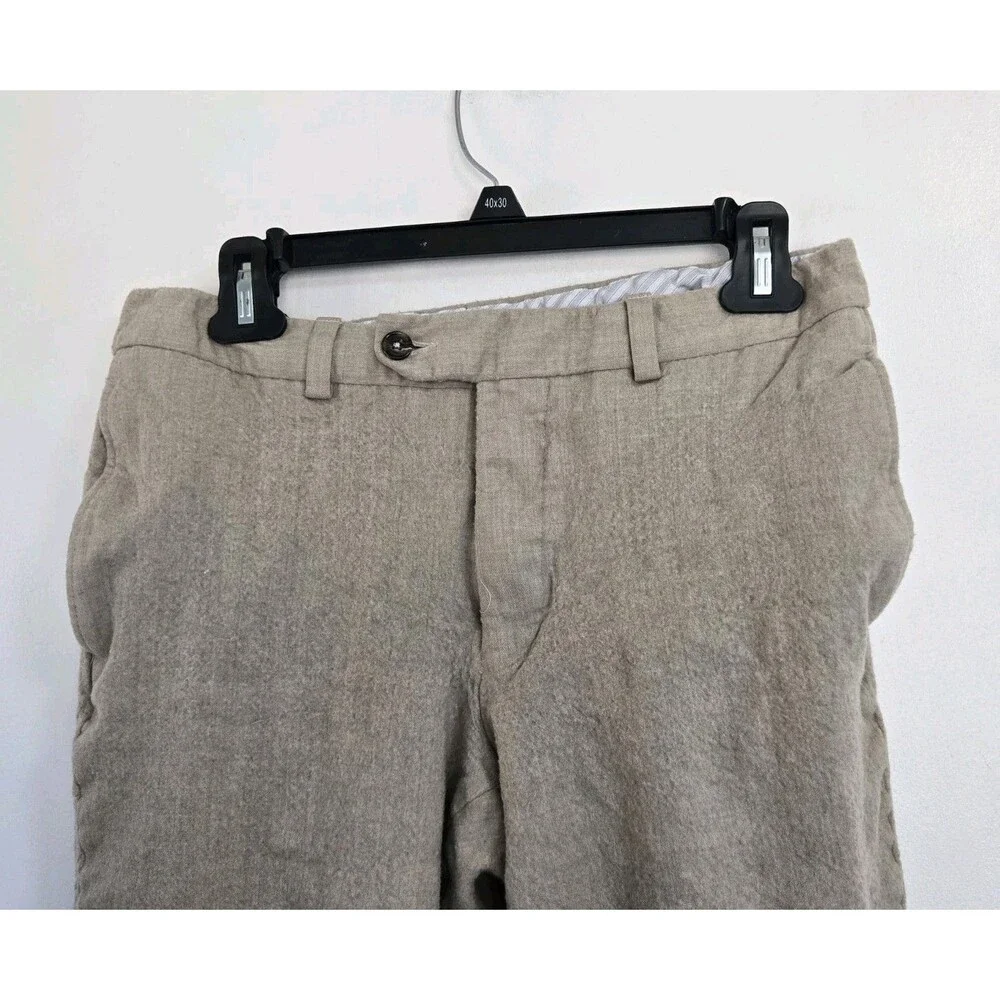 Jack Victor Pants Mens 30x24 Oslo Grey 100% Wool Dress Preppy Casual